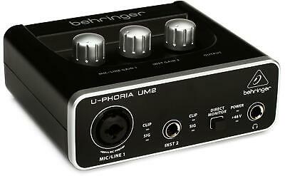 Behringer U-phoria Um2 Usb Audio Interface