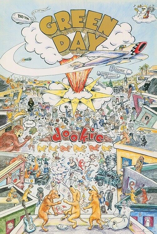 Green Day Dookie Poster Print New 24x36 Free Shipping