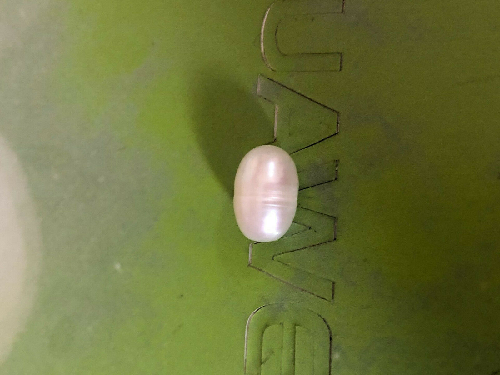 Sell To Usa Only Cute 7-8mm Baroque White   Loose Pearl Full Drilled